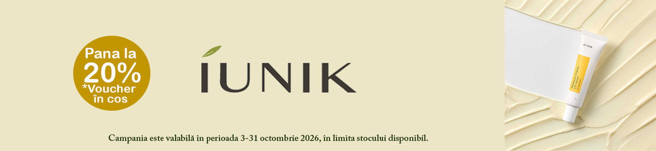 Iunik Pana la 20% Voucher in cos Octombrie
