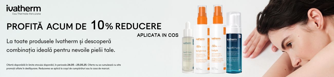Ivatherm 10% Reducere in cos Mai