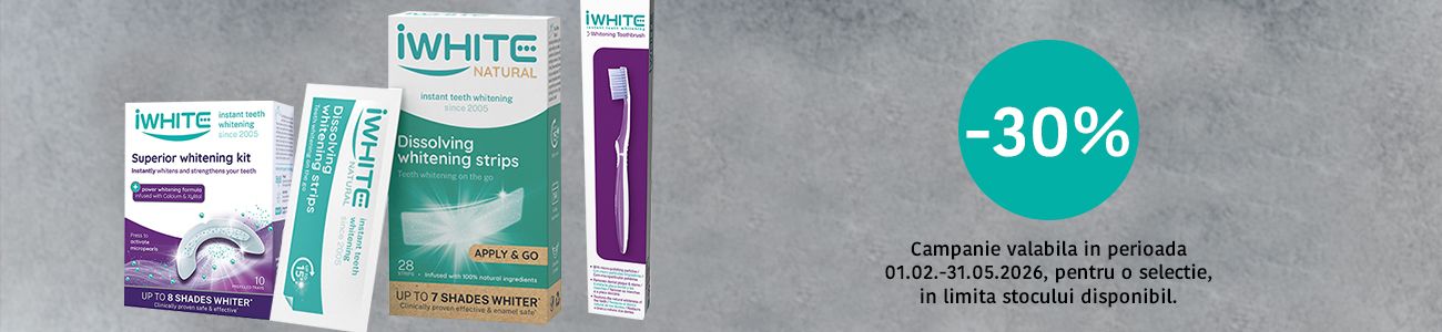 iWhite 30% Reducere Februarie-Mai