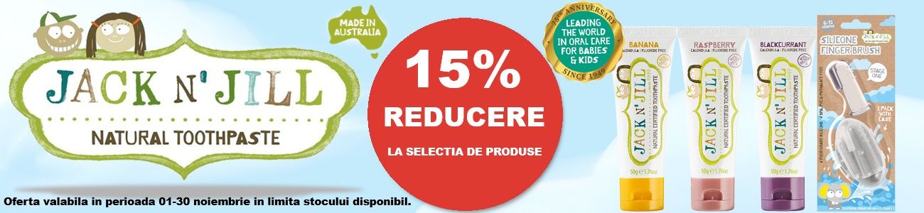 Jack n' Jill 15% Reducere Noiembrie