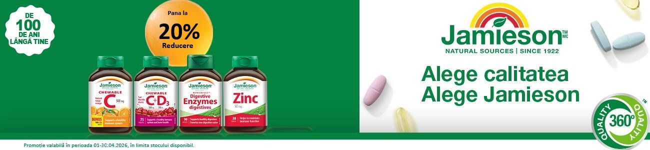 Jamieson Pana la 20% Reducere Aprilie