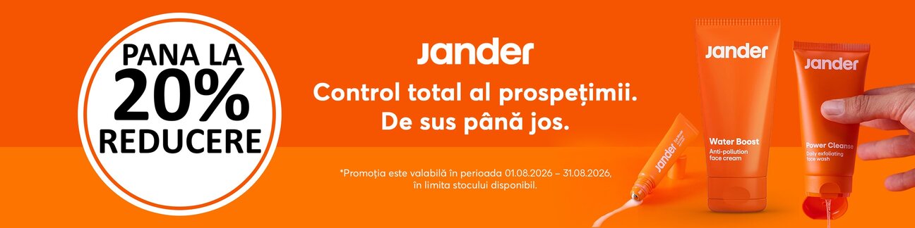 Jander Skin Pana la 20% Reducere August