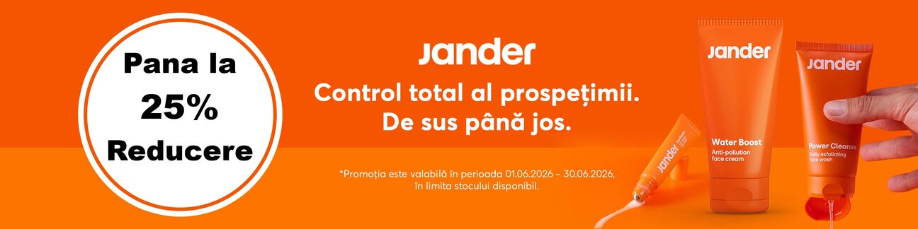 Jander Skin Pana la 25% Reducere Iunie