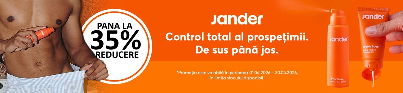Jander Skin Pana la 35% Reducere Aprilie - Exclusiv Online