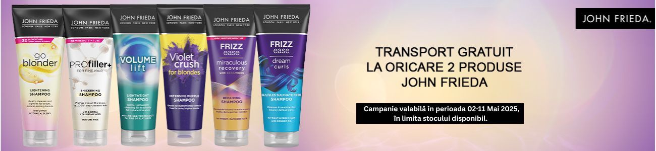 John Frieda Transport Gratuit Mai