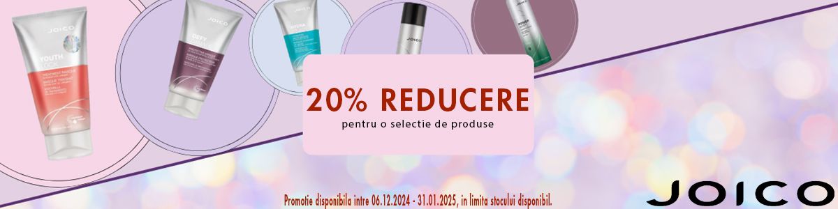 Joico 20% Reducere Decembrie-Ianuarie