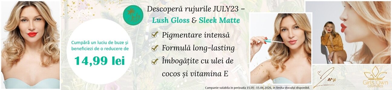 July23 - 14.99 Lei Reducere Mai-Iunie Exclusiv Online