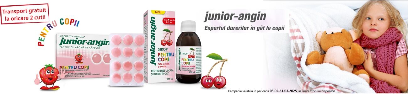 Junior Angin Transport Gratuit Februarie-Martie