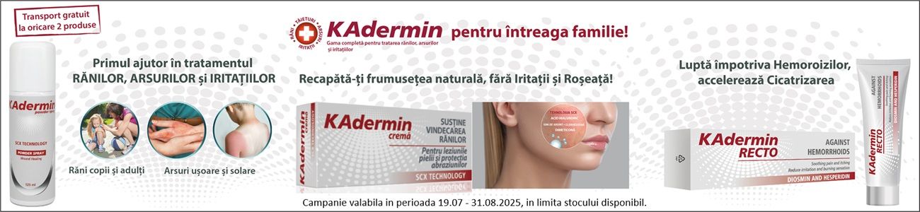 Kadermin Transport Gratuit Iulie-August
