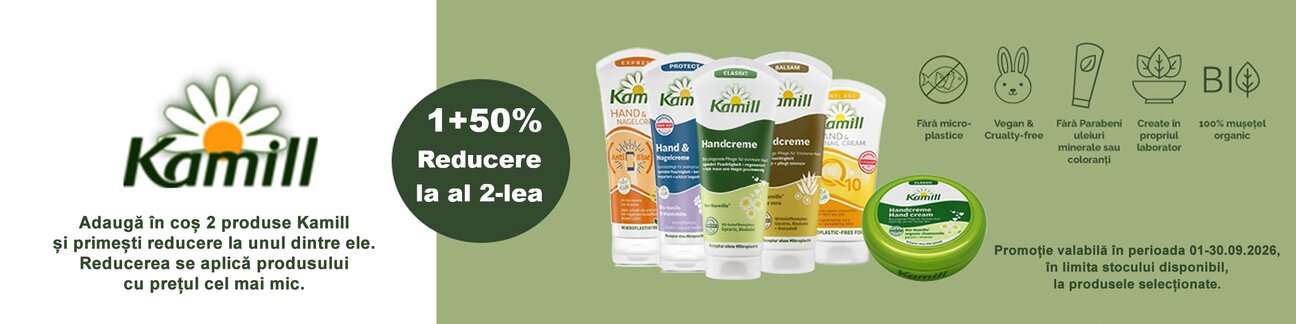 Kamil 1+50% Reducere la al 2-lea Septembrie