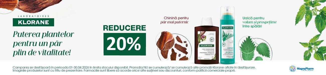 Klorane 20% Reducere Aprilie