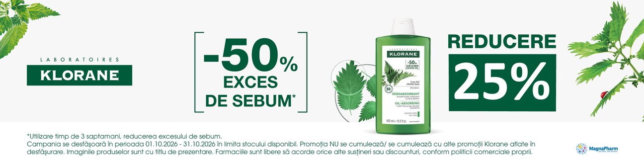 Klorane 25% Reducere Octombrie