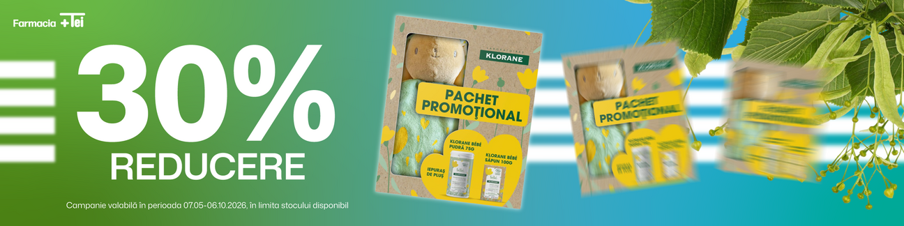 Klorane 30% Reducere Mai-Octombrie