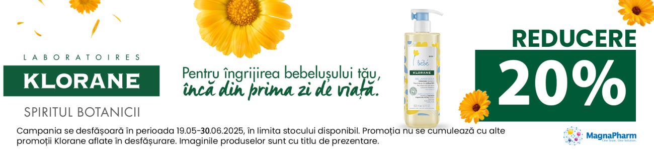 Klorane Bebe 20% Reducere Ziua Copilului