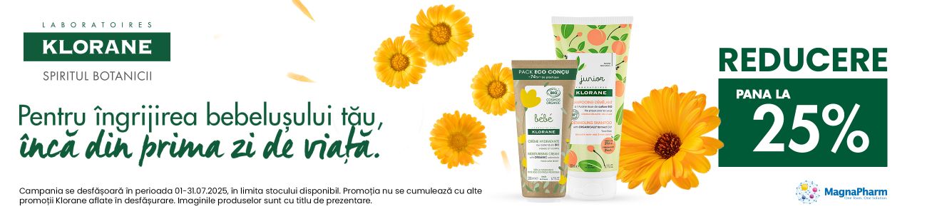 Klorane Pana la 25% Reducere Iulie
