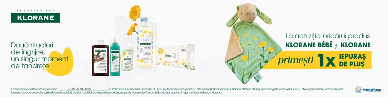 Klorane Produs Bonus Iulie-August