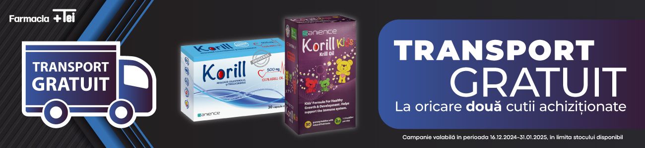 Korill Transport Gratuit Decembrie-Ianuarie