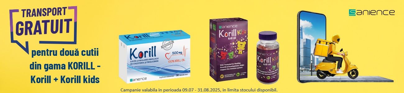 Korill Transport Gratuit Iulie-August