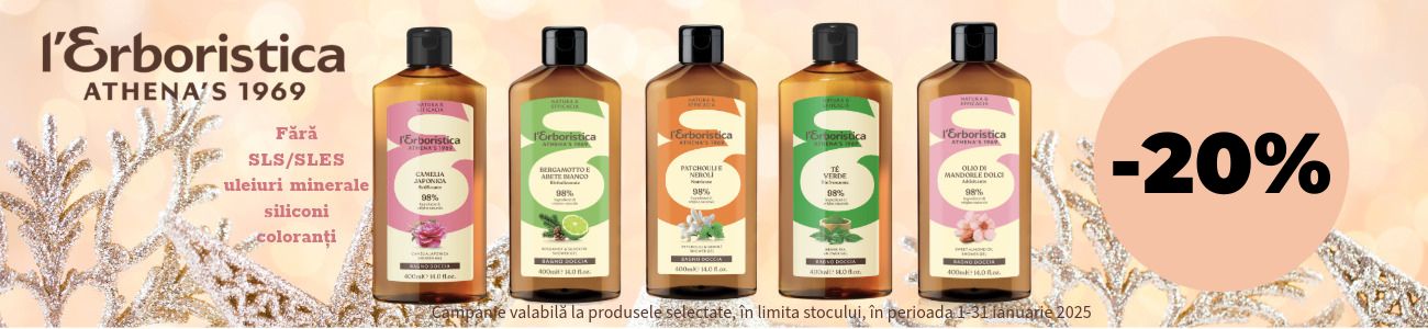 L'erboristica 20% Reducere Ianuarie 