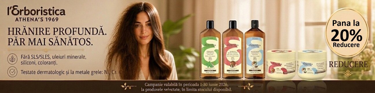 L'Erboristica Pana la 20% Reducere Iunie