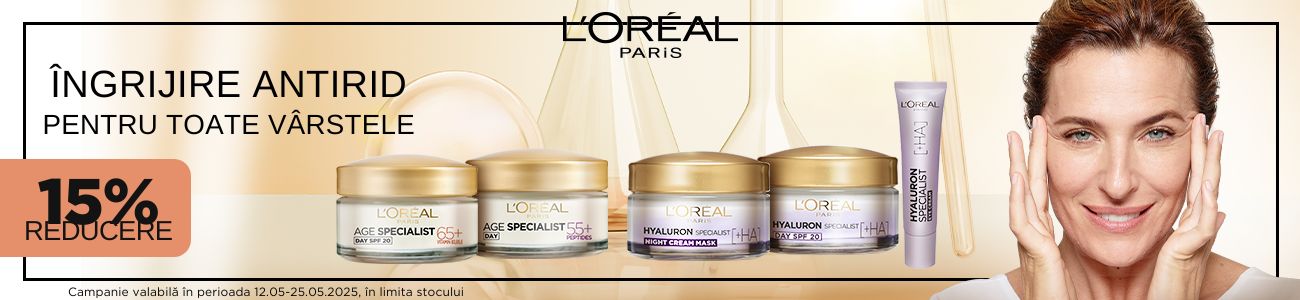 L'Oreal 15% Reducere Mai
