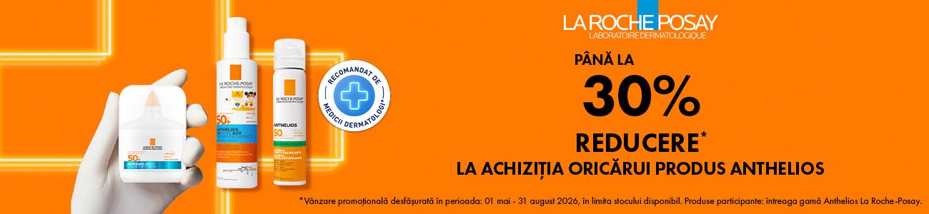 La Roche-Posay Anthelios Pana la 30% Reducere Mai-August