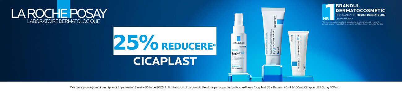 La Roche-Posay Cicaplast 25% Reducere Mai-Iunie