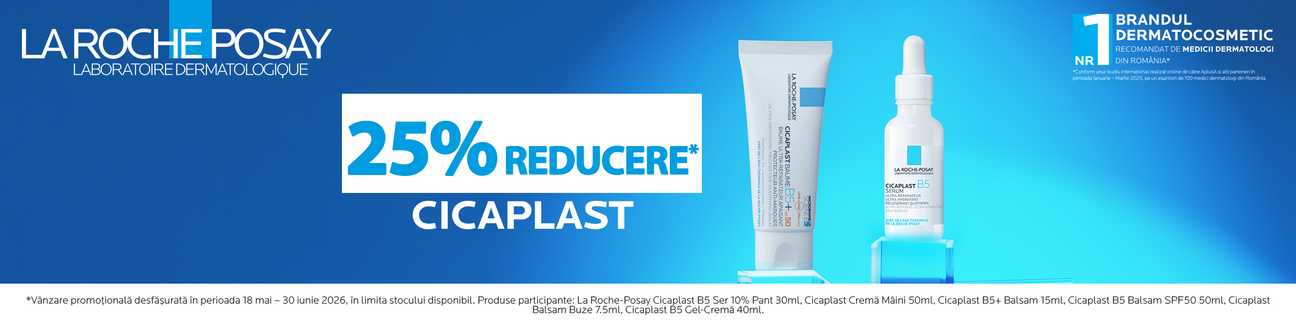 La Roche-Posay Cicaplast 25% Reducere Mai-Iunie