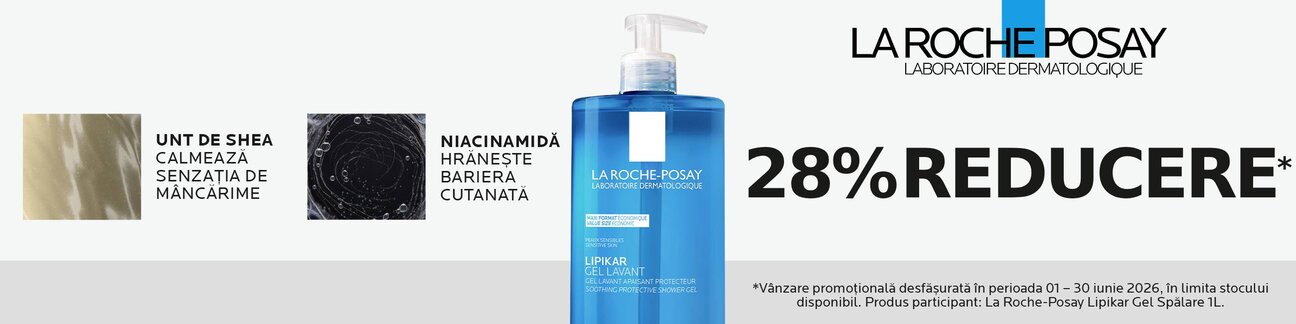 La Roche-Posay Lipikar 28% Reducere Iunie