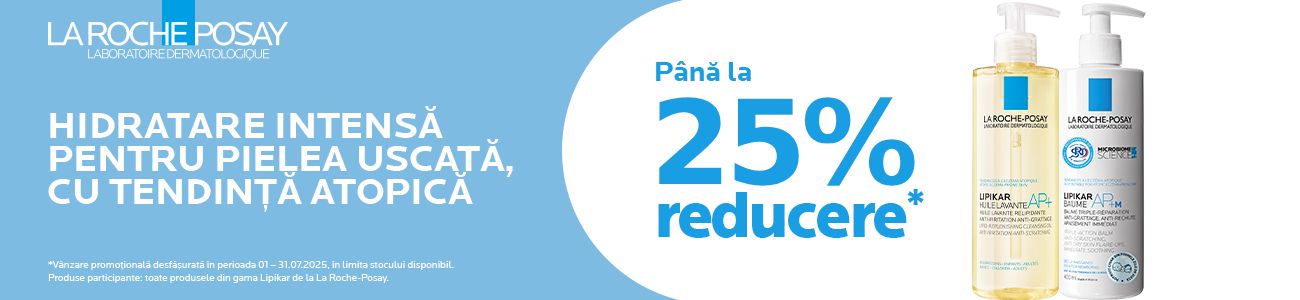 La Roche-Posay Lipikar Pana la 25% Reducere Iulie