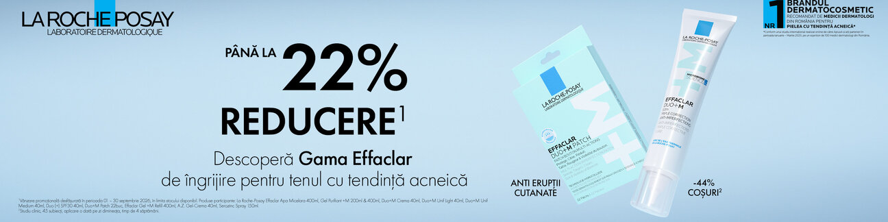 La Roche-Posay Pana la 22% Reducere Septembrie