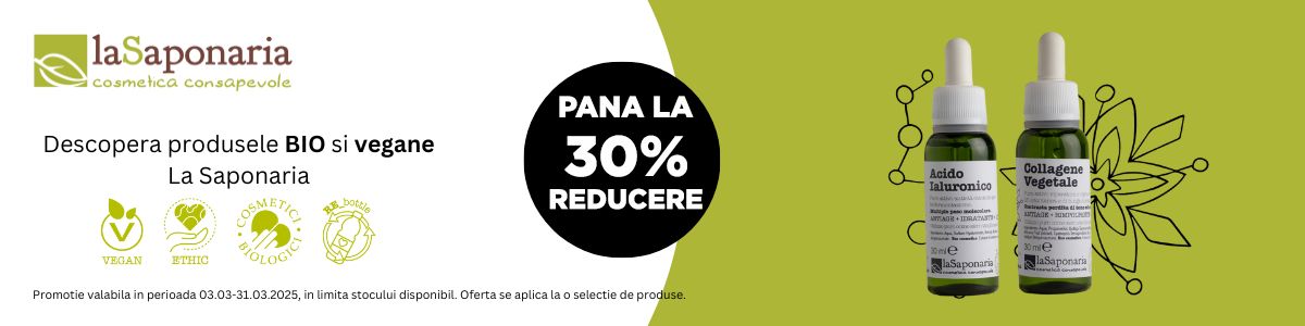 La Saponaria Pana la 30% Reducere Martie