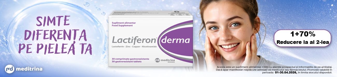 Lactiferon Derma 1+70% Reducere la al 2-lea Aprilie