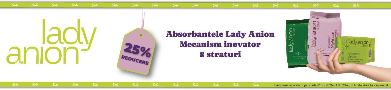 Lady Anion 25% Reducere Mai