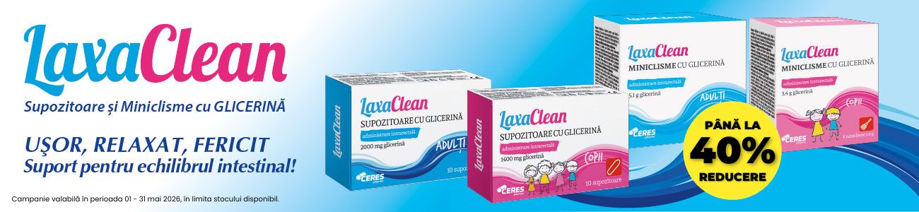 Laxaclean Pana la 40% Reducere Mai