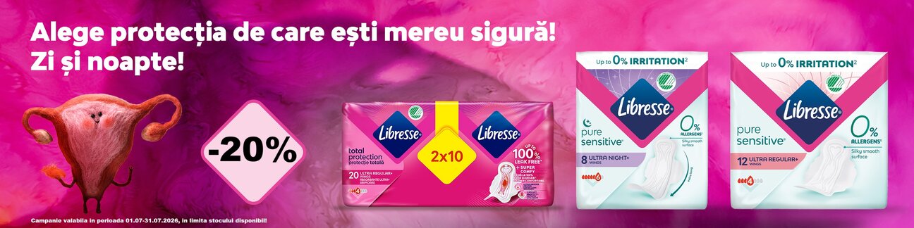 Libresse 20% Reducere Iulie