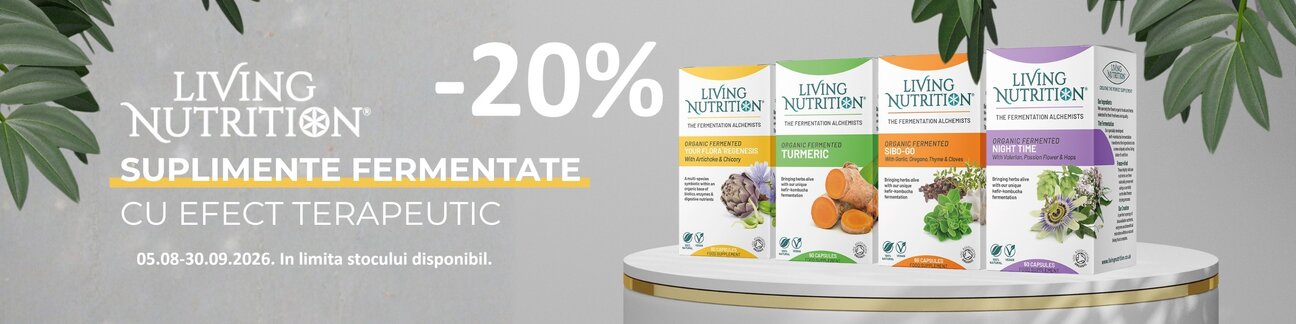 Living Nutrition 20% Reducere August-Septembrie