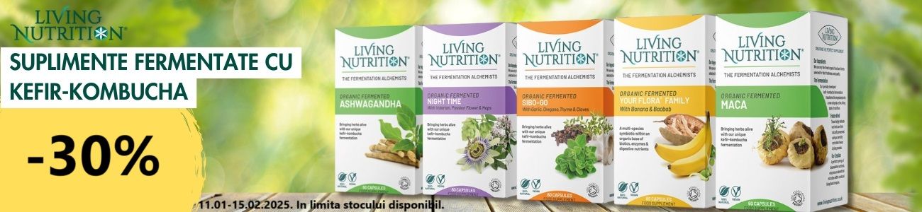 Living Nutrition 30% Reducere Ianuarie-Februarie