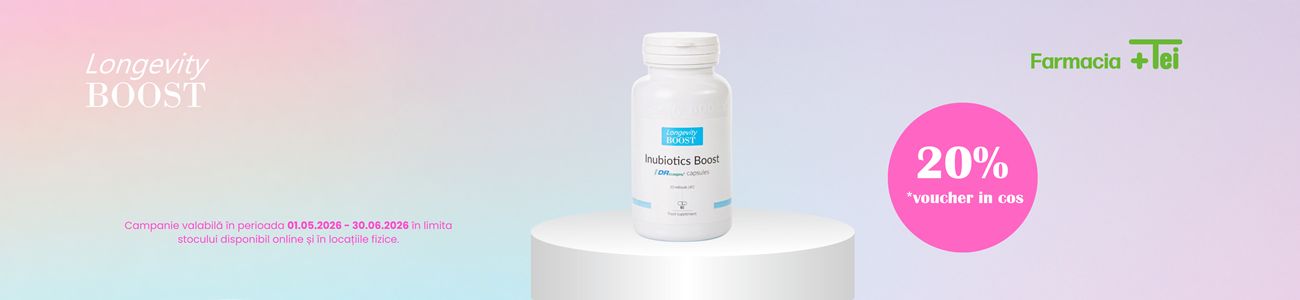 Longevity Boost Inubiotics 20 Voucher In Cos Mai-Iunie