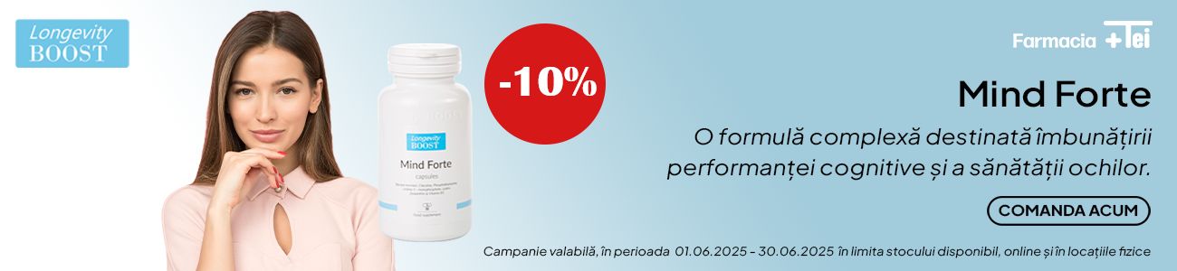 Longevity Boost  Mind Forte 10% Reducere Iunie