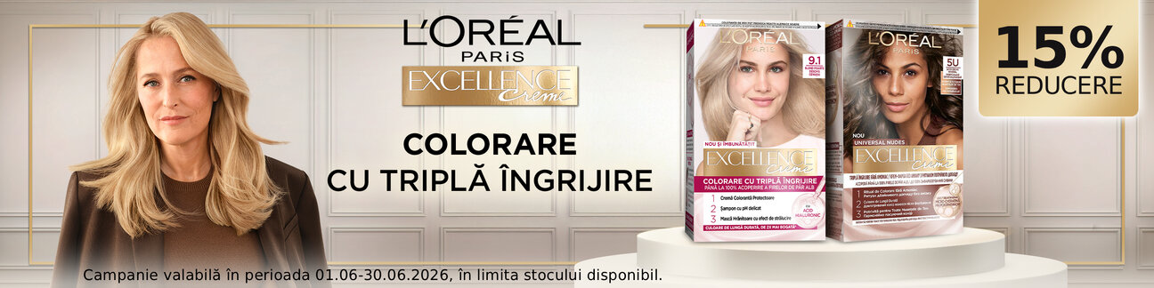 Loreal Excellence 15% Reducere Iunie