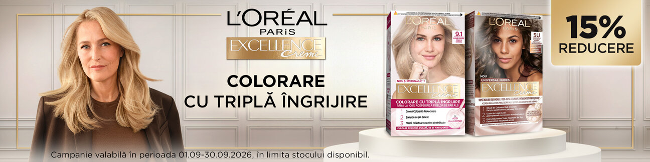 Loreal Excellence 15% Reducere Septembrie