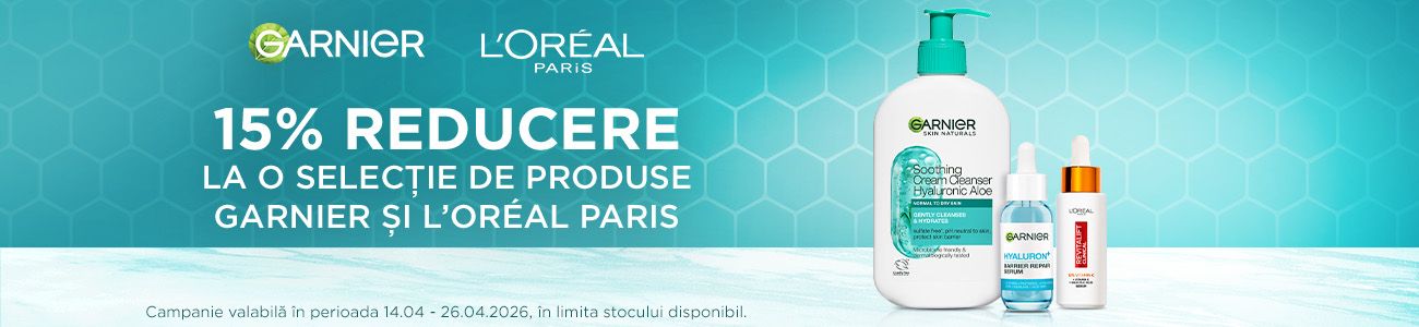 LOreal Garnier 15% Reducere Aprilie