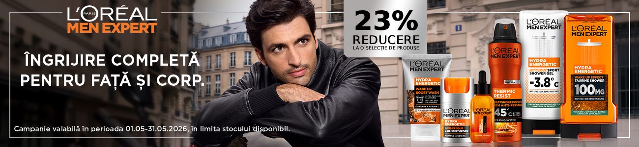 LOreal Men Expert 23% Reducere Mai