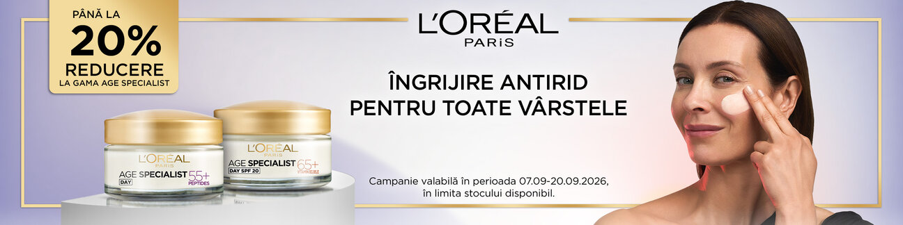 Loreal Paris Pana la 20% Reducere Septembrie