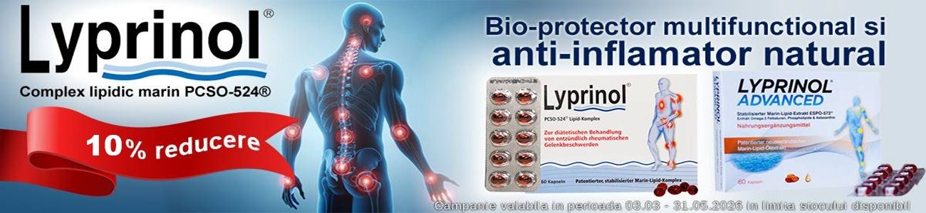 Lyprinol 10% Reducere Martie-Mai