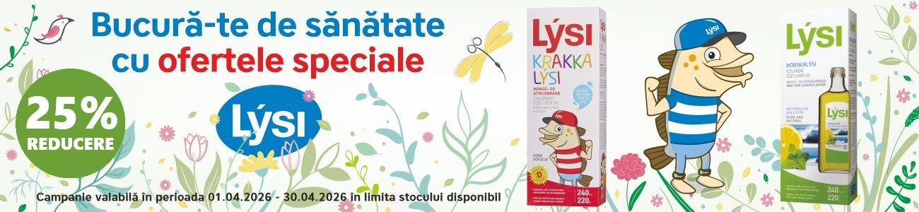 Lysi 25% Reducere Aprilie