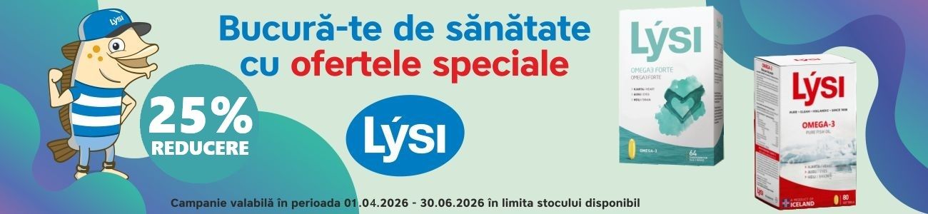 Lysi 25% Reducere Aprilie-Iunie