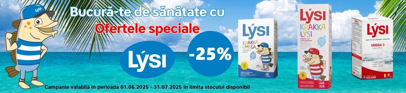 Lysi 25% Reducere Iunie-Iulie