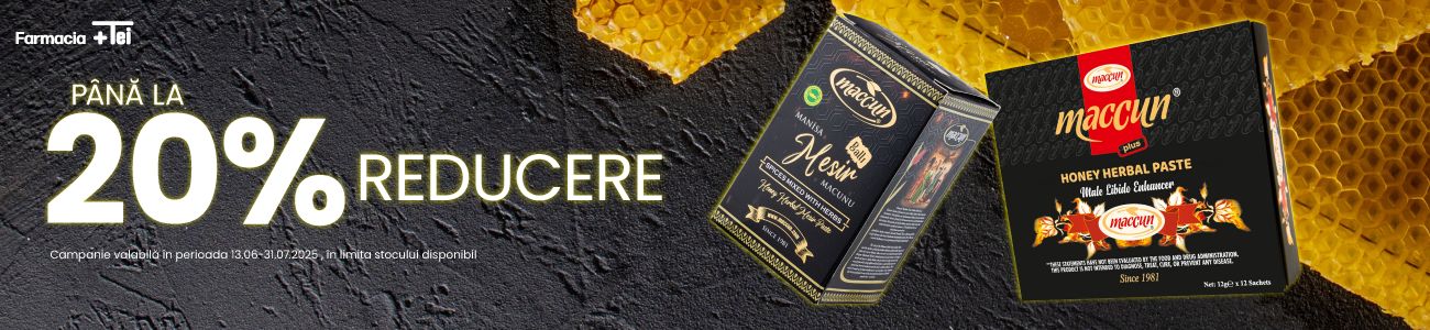 Maccun Pana la 20% Reducere Iunie-Iulie